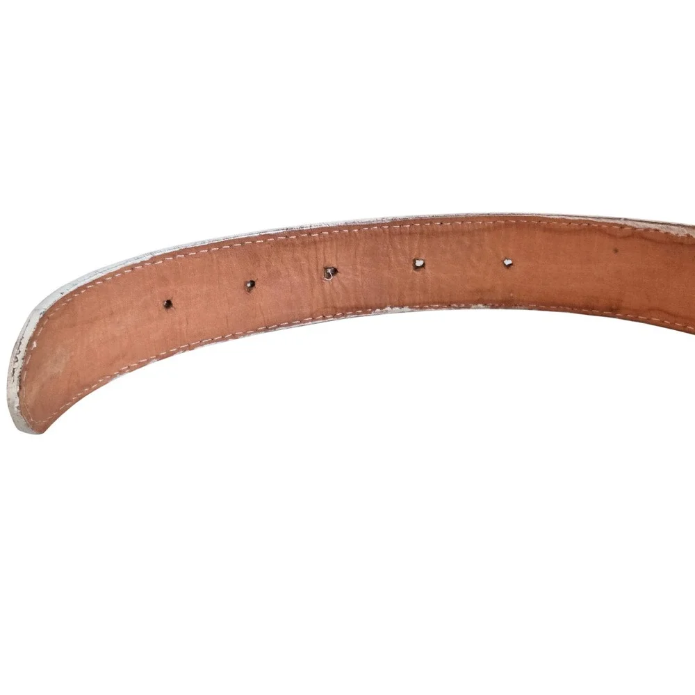 Cinturones KCB Mexican Leather Belt Sz 38 Horse Embroidery Western Cowboy‎